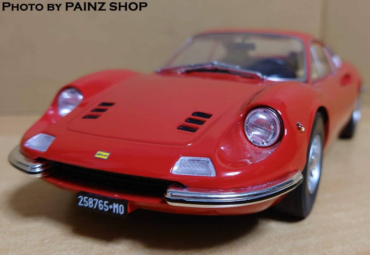 Amazon | 1 18 フェラーリー ディーノ 1969 レッド Ferrari Dino 246GT